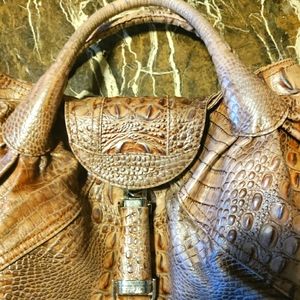 Fendi crocodile leather purse